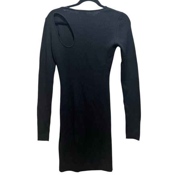 NWT-The Kooples Women's Cutout Knit Wool Mini Dress in Medium - Picture 9 of 14